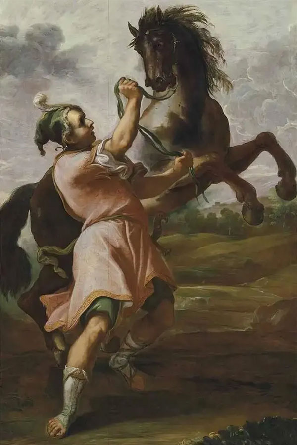 Ngựa chiến Bucephalus và Alexander Đại đế